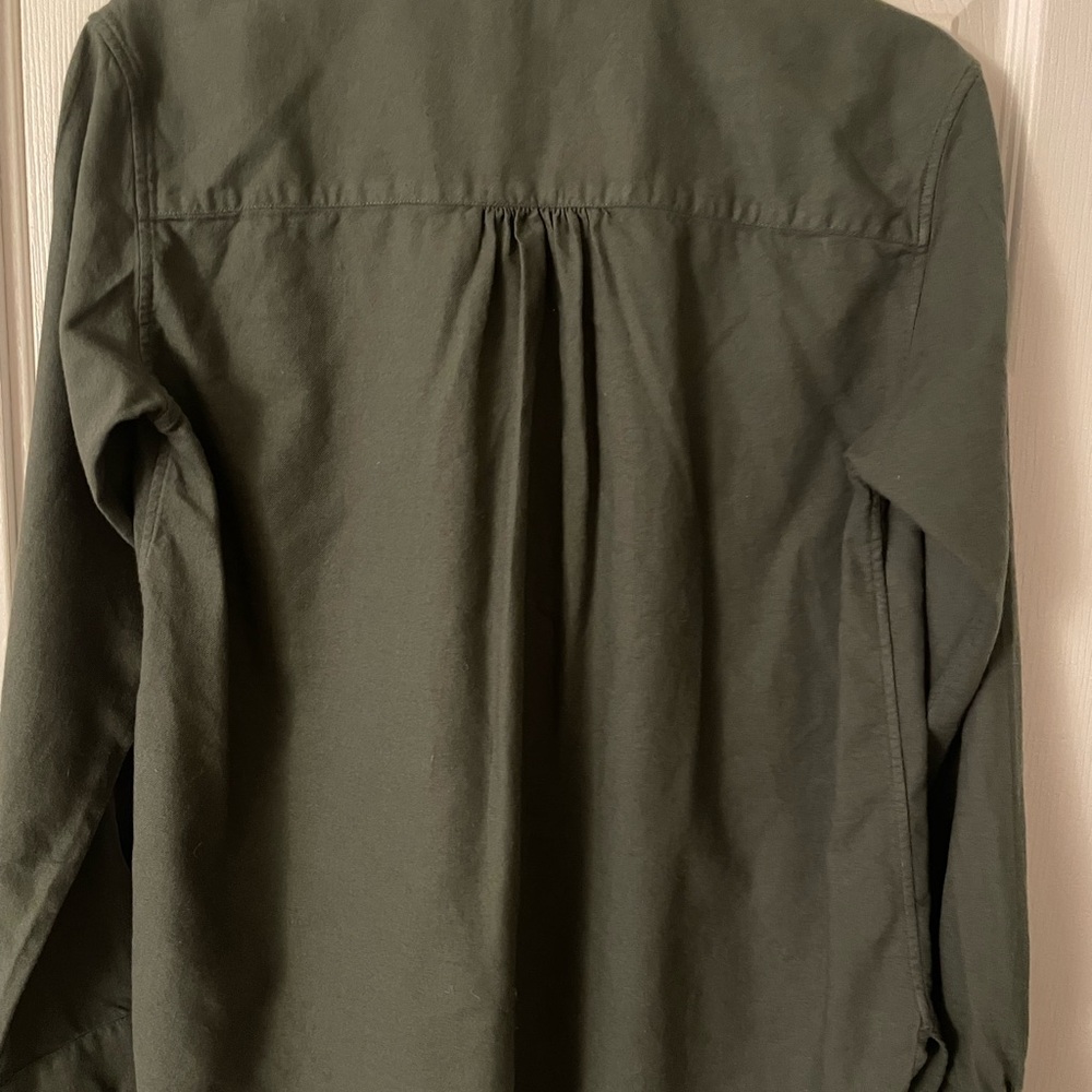 Uniqlo women’s long sleeve flannel button down shirt  size xs - Picture 4 of 6